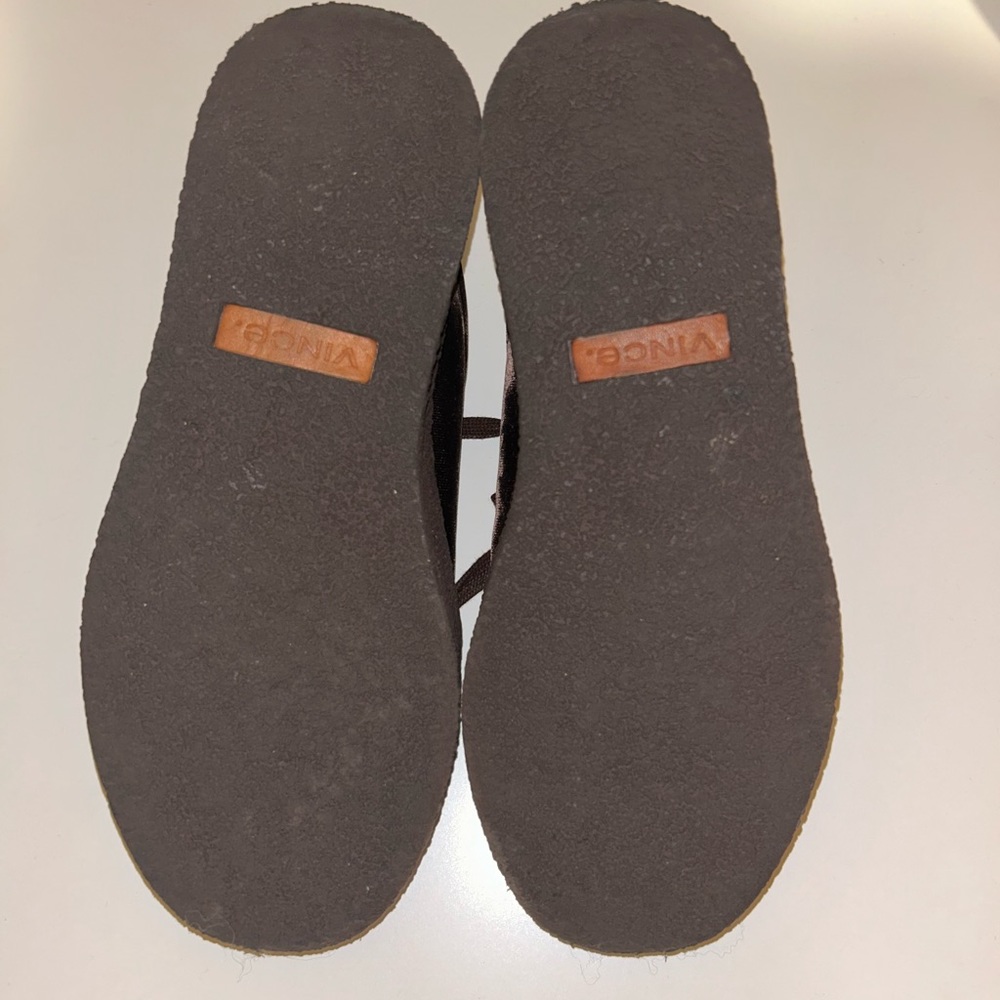 Vince Platform Sneakers - Size 6, Brown/Maroon Ve… - image 4